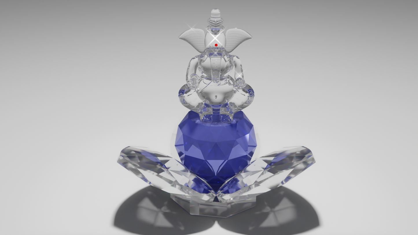 Celestial Heart Ganesh Figurine