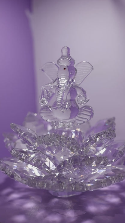 Celestial Serene Ganesh Figurine